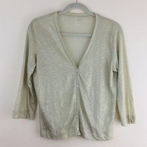 Majestic Filatures sz 3 Lg 8-10 shimmer cardigan